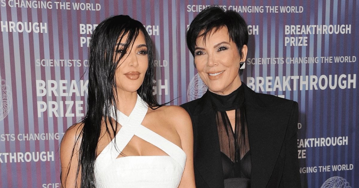 Kim Kardashian and Kris Jenner.