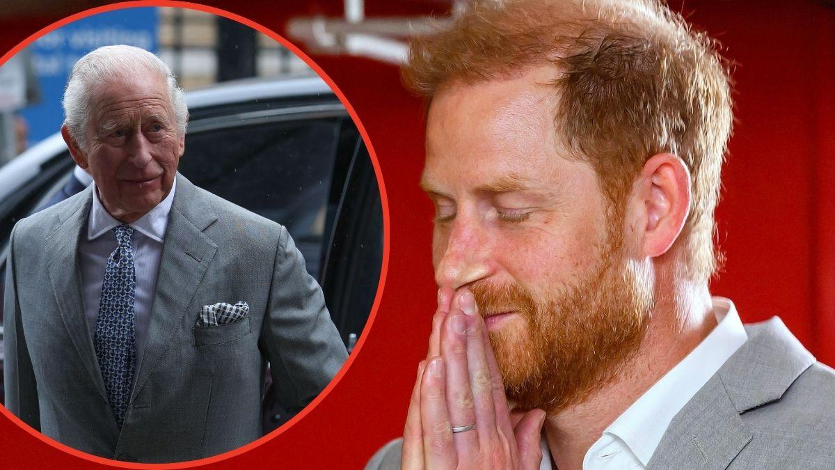 Photo of King Charles and Prince Harry
