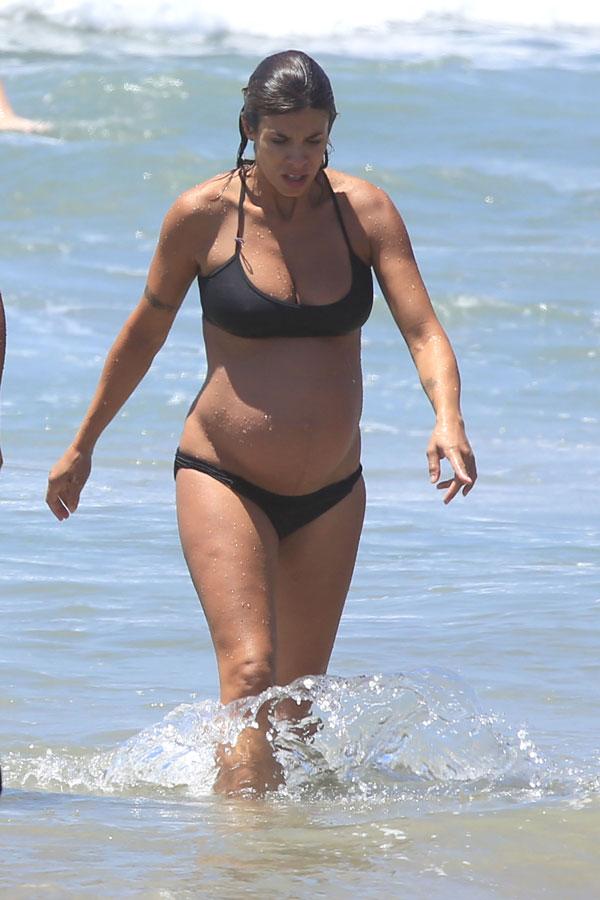 //elisabetta canalis pregnant bikini