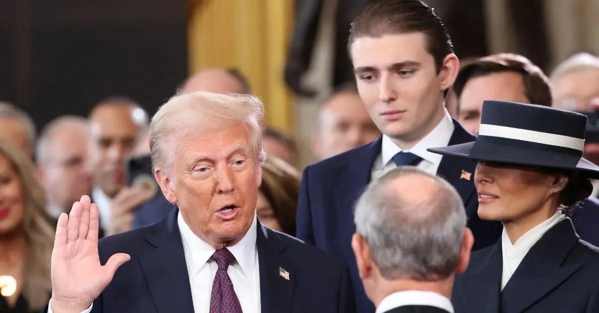 donald, barron, melania trump