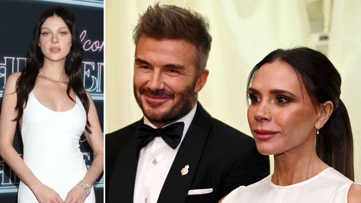 picture of Nicola Peltz, David Beckham and Victoria Beckham