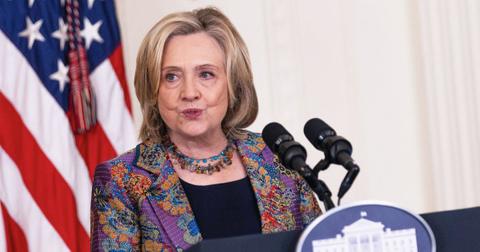 hillary clinton panned compare donald trump hitler israel hamas war