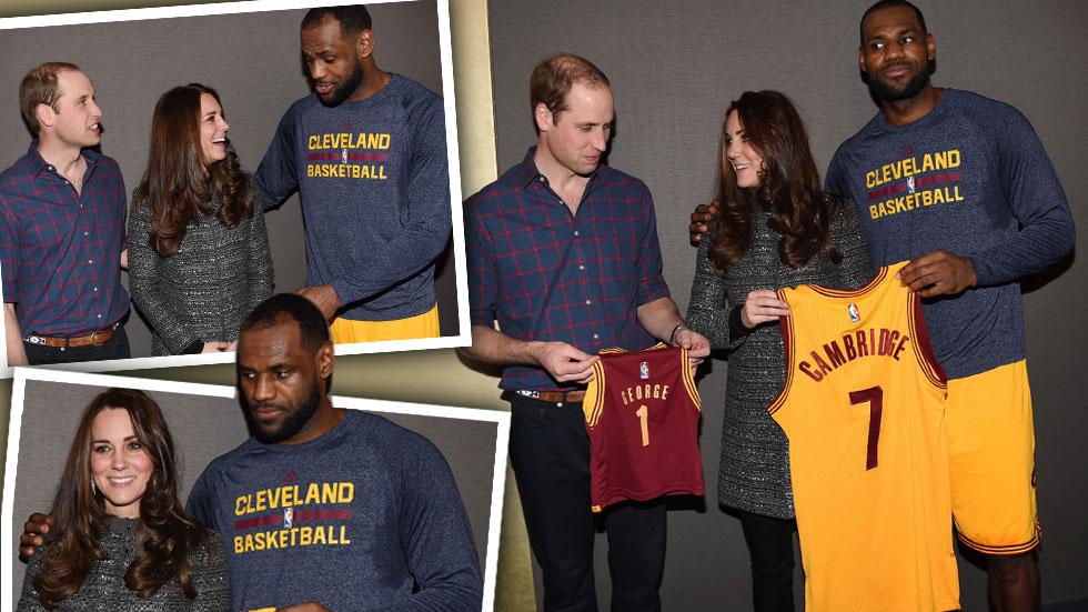 Lebron James Meets Kate Middleton