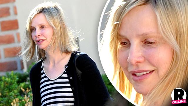 Calista Flockheart no make up