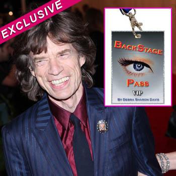 //mick jagger book prostitutes backstage