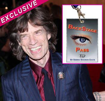 //mick jagger book prostitutes backstage