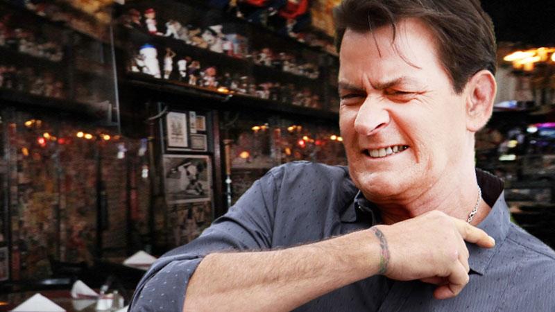 Charlie Sheen Kicked Out Of Pub In Headlock After Fight With Bass Player