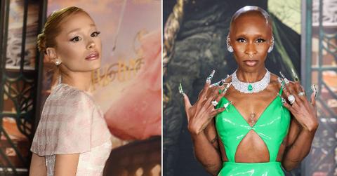 Composite photos of Ariana Grande and Cynthia Erivo