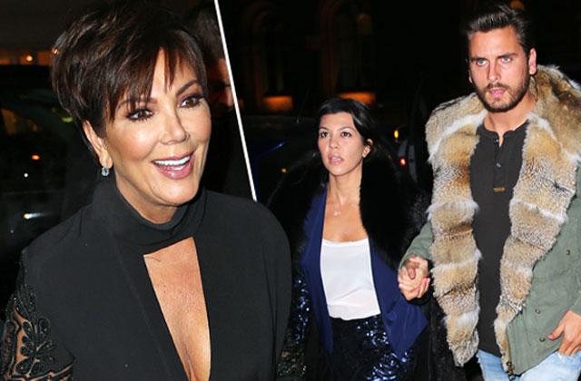 Kris Jenner Plans Kourtney Kardashian Scott Disick Wedding