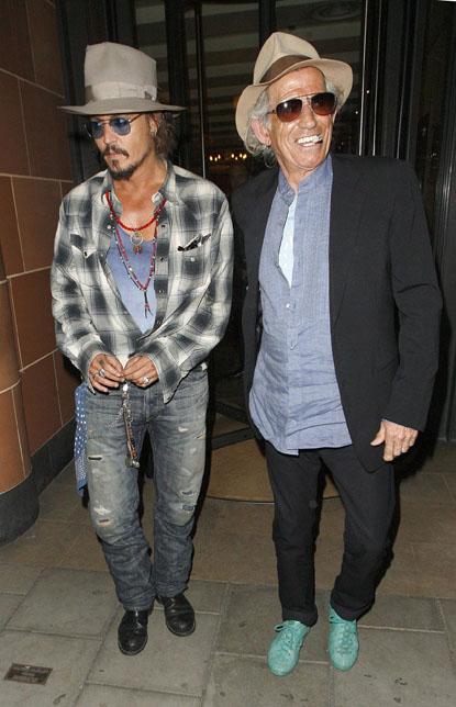 PHOTOS: Johnny Depp Hangs Out With Keith Richards