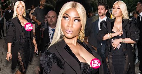 Nicki Minaj Nip Slip NYFW