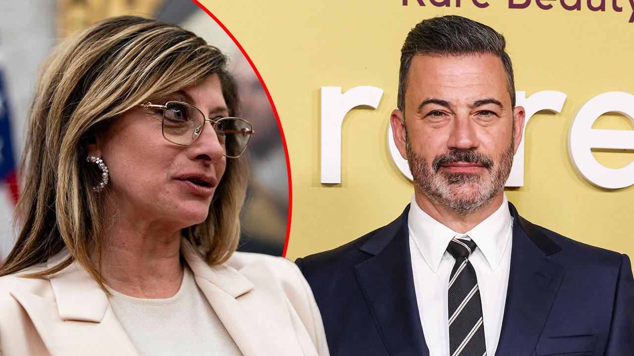 Photo of Maria Bartiromo, Jimmy Kimmel 