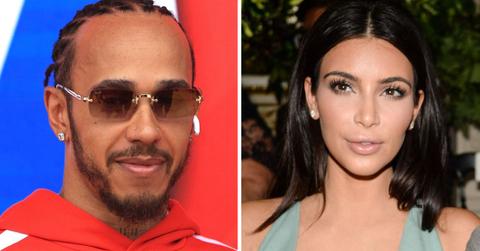 Photo of Kim Kardashian and Lewis Hamilton