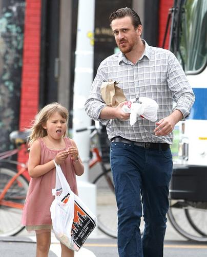 Jason Segal And Matilda Ledger Hang Out Together In Brooklyn