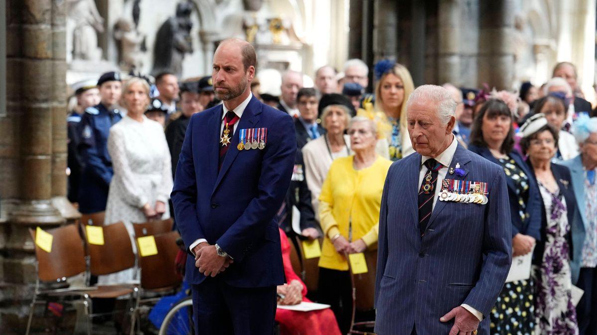 Photo of King Charles and Prince William 