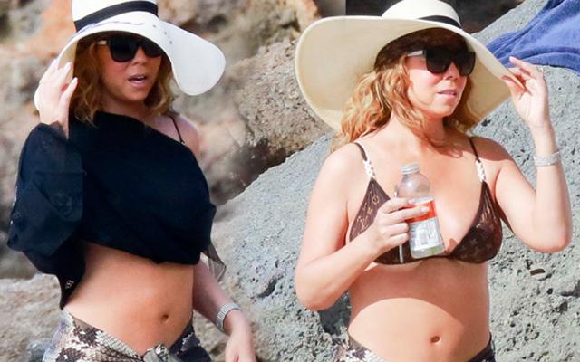 Mariah Carey Bikini Kids St Barts