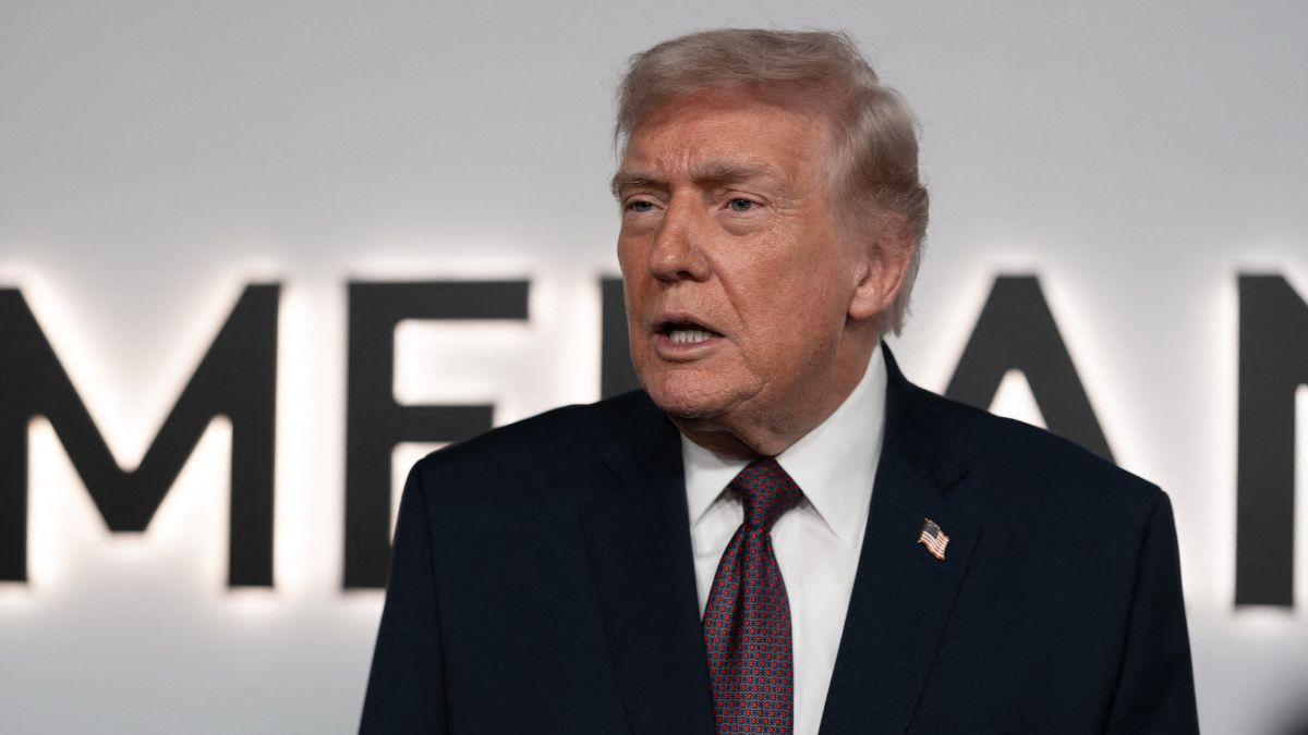 Image of President Donald Trump reacted angrily after an Olympic skier questioned representing the United States.