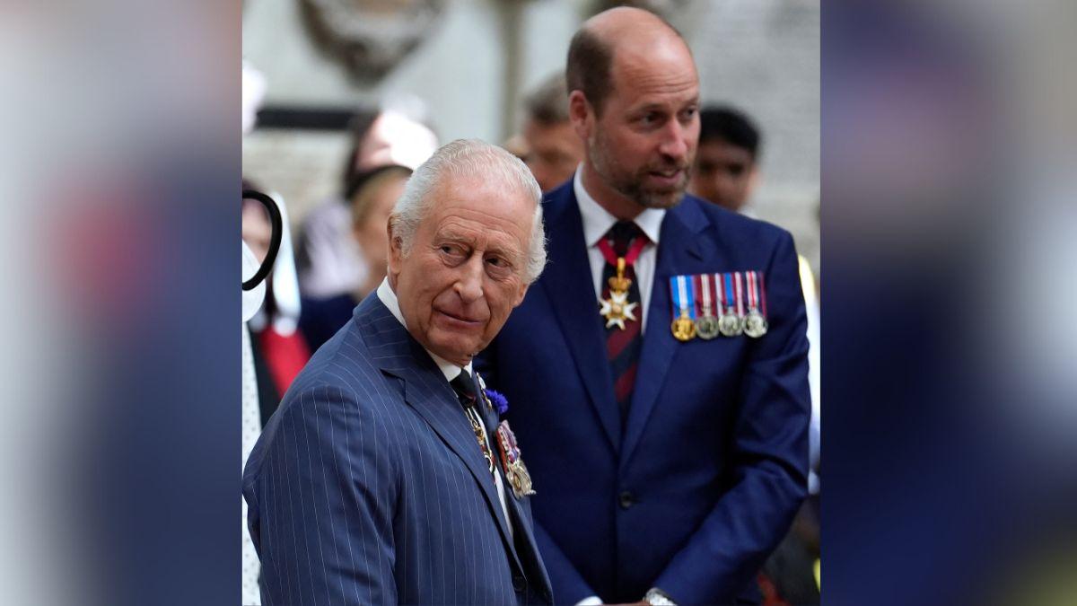 Photo of King Charles and Prince William