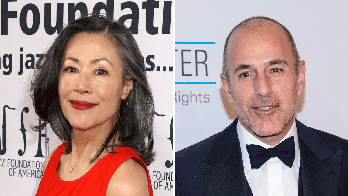Split photo of Ann Curry, Matt Lauer
