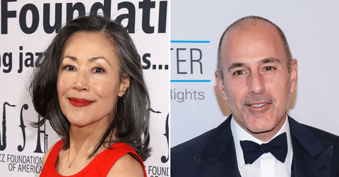 Split photo of Ann Curry, Matt Lauer