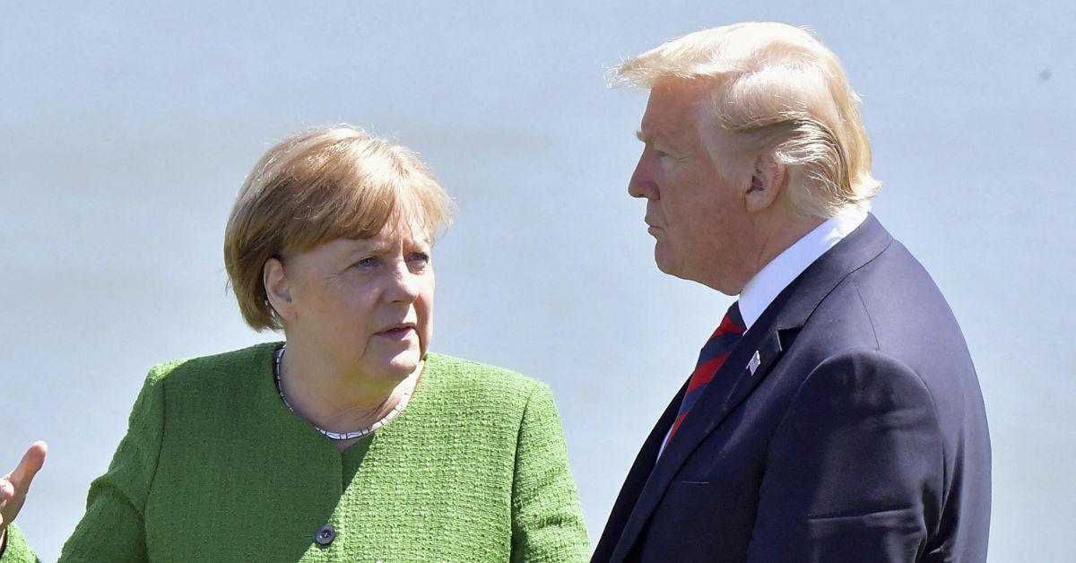 donald trump bragged angela merkel comment compare adolf hitler report