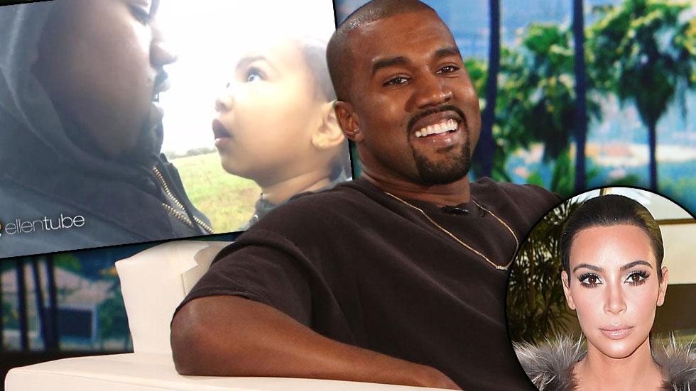 See the Hermes Handbag North West Painted for Kim Kardashian's Birthday  Gift!: Photo 3239852, Celebrity Babies, Kanye West, Kim Kardashian, North  West Photos