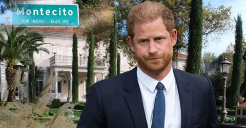 Photo of Prince Harry and a mansion
