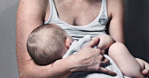 Mom Breastfeeds Friend Toddler