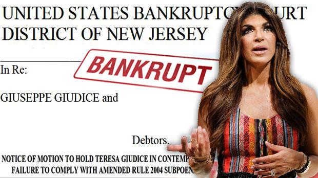 teresa giudice bankruptcy case contempt court rhonj