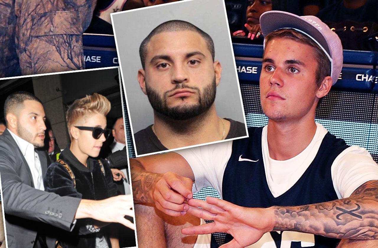 justin bieber bodyguard arrested