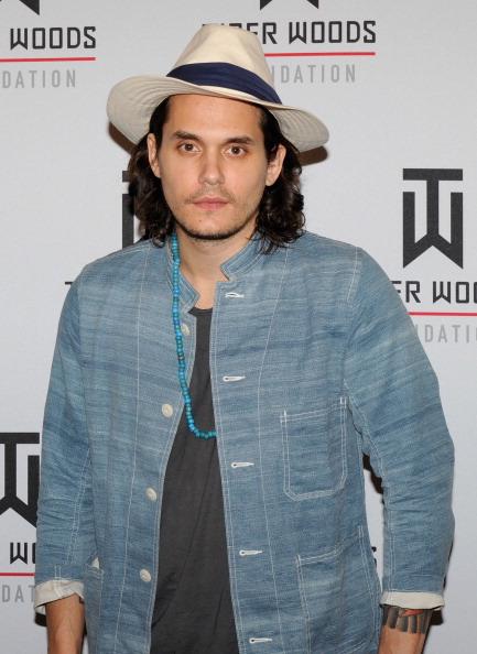 // recording artist john mayer appears at tiger gettyimages