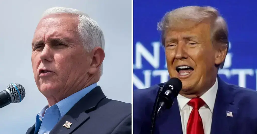 mike pence criticizes donald trump calling jan  rioters hostages