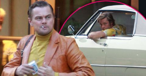 Brad Pitt Films Tarantino Movie With Leonardo DiCaprio