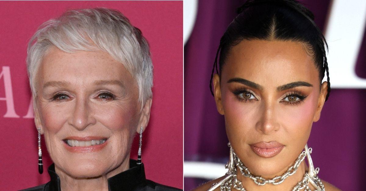 picture of Glenn Close and Kim Kardashian