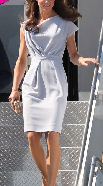 Kate Middleton’s First Los Angeles Look – Cool, Blue & Beautiful In ...