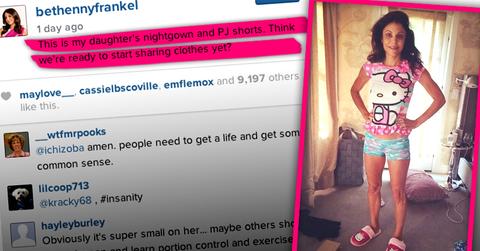 //bethenny frankel wearing bryn clothes instagram more careful posts online body image diet child psychologist pp sl