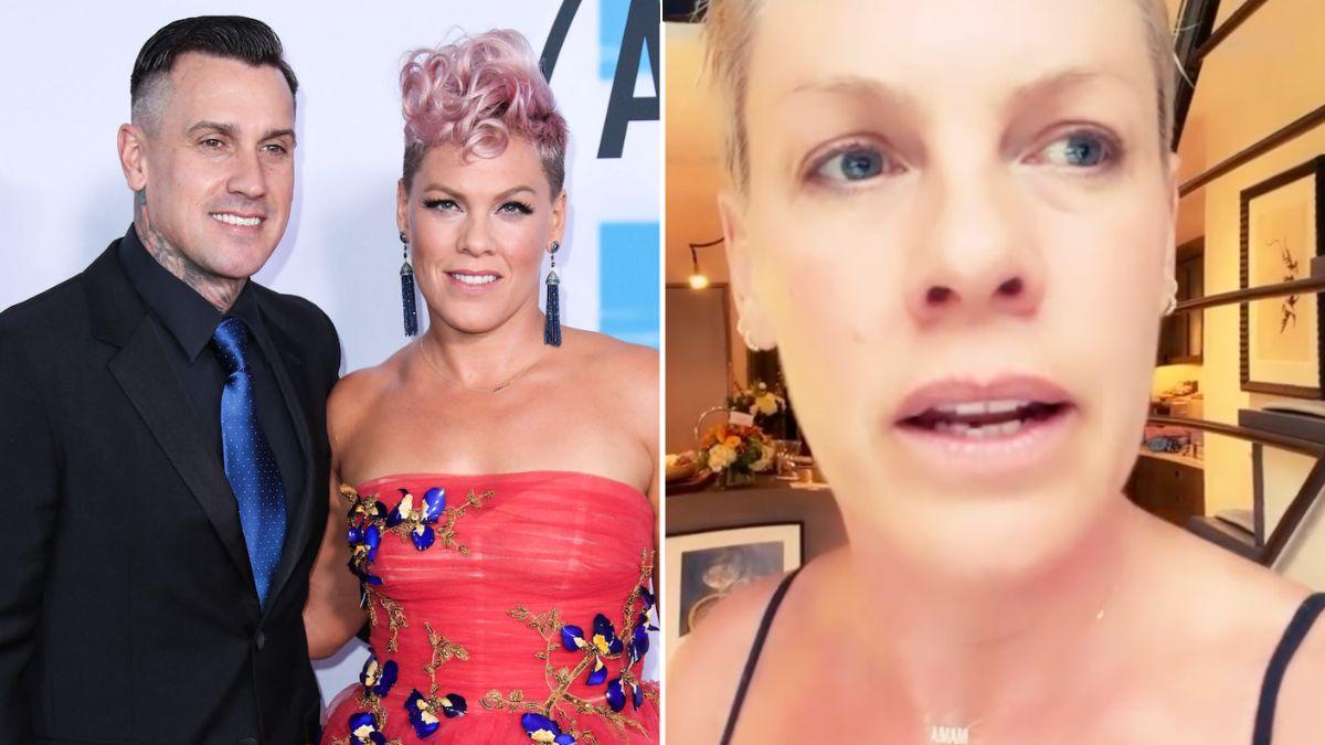 Photo of Carey Hart, Pink