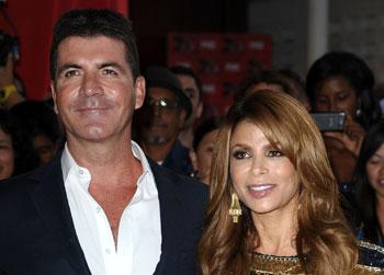 //simon cowell paula abdul x factor getty