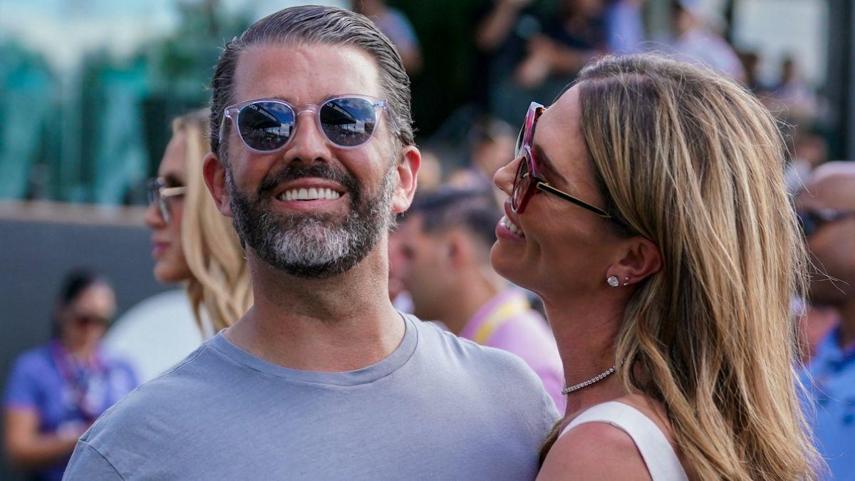 Photo of Donald Trump Jr., Bettina Anderson, Donald Trump