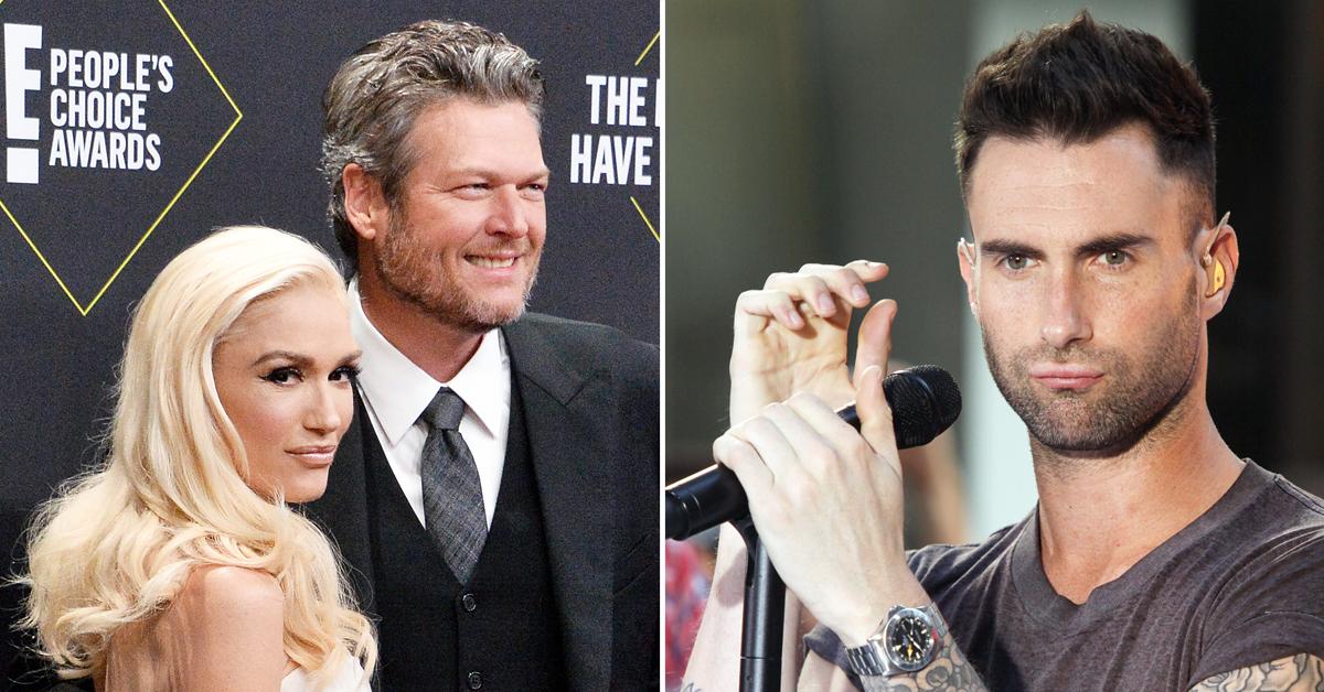 blake shelton adam levine wedding gwen stefani get over it not invited r