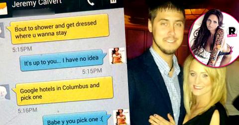 Leah Messer Jeremy Calvert Cheating Proof Texts