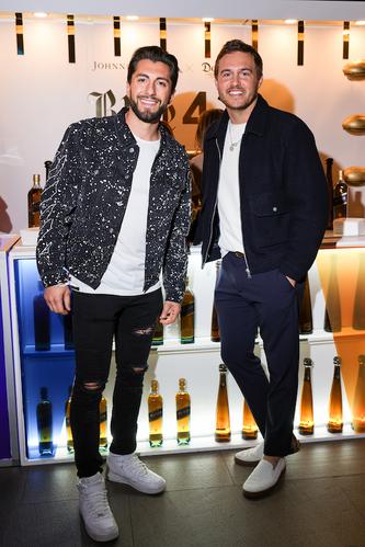 jason tartick and peter weber celebrating big game weekend at blue presented by tequila don julio and johnnie walker blue label with siegelman stable in phoenix az