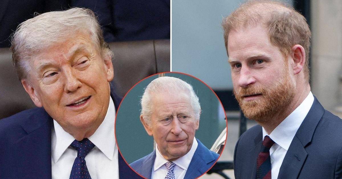 Donald Trump's Brutal Dig at Prince Harry Made During King Charles' Trip to Washington Revealed