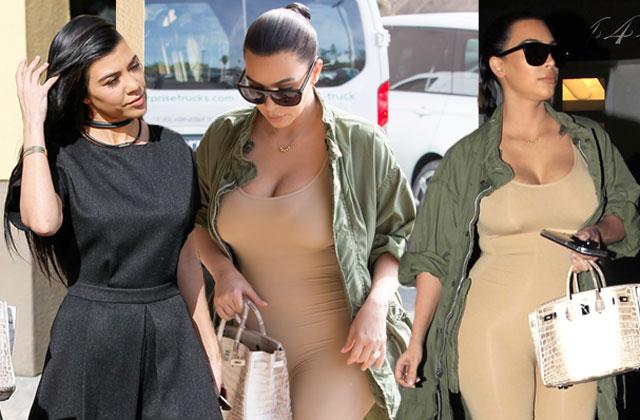 //Kim Kardashian Nude Bodysuit Post Baby Body pp