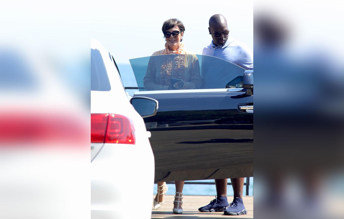 Kris Jenner Corey Gamble PDA Date