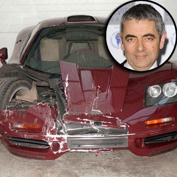 Mr Bean Star Rowan Atkinson Crashes Million Sports Car