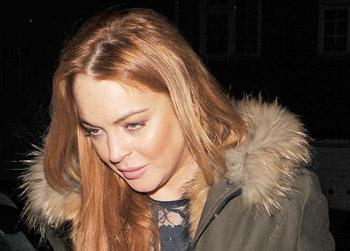 Lindsay lohan Used Glue Fake Hair For 'Party' Marathon