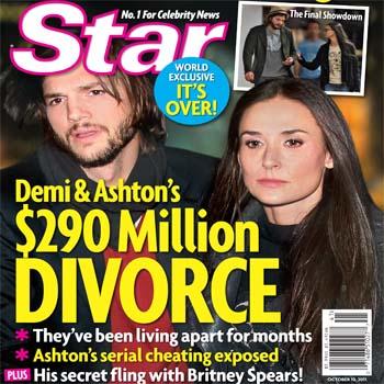 //ashton kutcher demi moore divorce star magazine