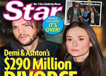 //ashton kutcher demi moore divorce star magazine