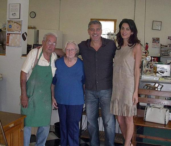 George Clooney & Amal Clooney Visit Kentucky